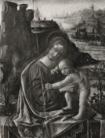 Staatliche Kunsthalle Karlsruhe — Conti Bernardino de', Maria m.d. Kinde vor Landschaft — insieme